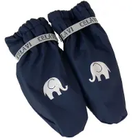 CeLaVi Vantar m. Fleece - PU - Marinblå - - 4-6 år (104-116) - Vantar