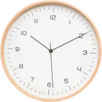 4Living väggklocka i fanér Ø 31 cm