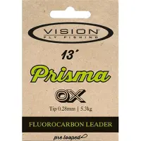 Vision Fly Fishing Vision Fluorocarbon Tafs Prisma 13' (Spets Tjocklek: 2X 0,24)