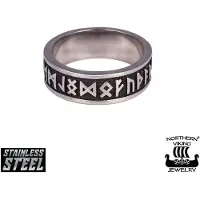 Northern Viking Jewelry Viking Rune ring NVJSO029_19mm