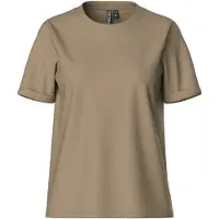 Pieces T-shirt 'Ria' beige