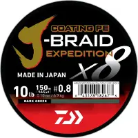 Daiwa J´braid Exp X8 150 M Flätlina