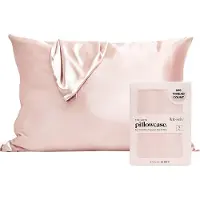 Kitsch Örngott i satin, Standardstorlek, Blusher, 1 örngott