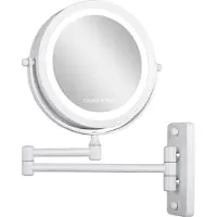 Ginza.se Gillian Jones - Double-sided wall mirror - White - 17.5 cm