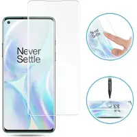 Mocolo UV OnePlus 8 Skärmskydd i Härdat Glas - Genomskinligt