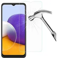 Mtp Products Samsung Galaxy A22 5G, Galaxy F42 5G Härdat Glas Skärmskydd - 9H - Genomskinlig