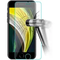 Mtp Products iPhone 7/8/SE 2020/2022 Härdat Glas Skärmskydd - 9H, 0.3mm - Klar