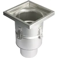 Blücher 110 x 200 x 200 mm industriellt flöde utan sidoinlopp, vertikal
