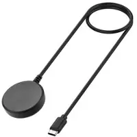 Mtp Products Samsung Galaxy Watch5/Watch5 Pro/Watch6/Watch6 Classic USB-C Laddningskabel - 1m - Svart