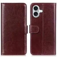 Mtp Products iPhone 16 Plånboksfodral med Magnetstängning - Brun