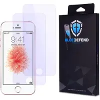 BlueDefend iPhone SE (2020)/SE (2022) Anti-Blue Light skärmskydd av härdat glas - 2 st.