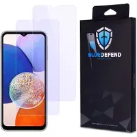 BlueDefend Samsung Galaxy A14/A14 5G Anti-Blue Light skärmskydd av härdat glas - 2 st.