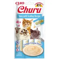 Ciao Churu Cat Creme kattgodis tonfisk och pilgrimsmusslor 56 g