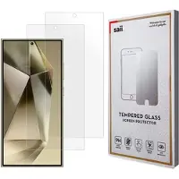 Saii Samsung Galaxy S25 Ultra 3D Premium Härdat Glas Skärmskydd - 9H - 2 St.