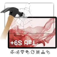Mtp Products Samsung Galaxy Tab S9+/S8+ Härdat Glas Skärmskydd - 9H - Case Friendly - Klar