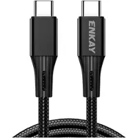 Mtp Products Enkay Power Delivery USB-C Kabel - 100W, 5A, 1m - Svart