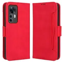 Mtp Products Xiaomi 12T/12T Pro Plånboksfodral med Korthållare - Röd