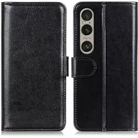 Mtp Products Sony Xperia 1 VI Plånboksfodral med Magnetstängning - Svart