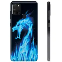 Mtp Products Samsung Galaxy A21s TPU-Skal - Blå Elddrake
