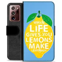 Mtp Products Samsung Galaxy Note20 Ultra Premium Plånboksfodral - Citroner