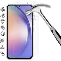 Mtp Products Samsung Galaxy A55 Härdat Glas Skärmskydd - 9H - Case Friendly - Klar