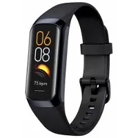 Mtp Products C60 1.1 tums vattentät smart klocka med pulsmätare som mäter blodets syrehalt och kroppstemperatur Fitnessarmband Smart sportarmband - svart