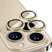 Mtp Products iPhone 16 Pro/16 Pro Max Hat Prince Glitter Kameralinsskydd - Guld