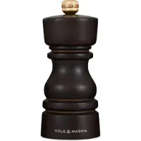 Cole & Mason Cole &amp Mason London, Saltkvarn, Choklad, Trä, Bokträ, Keramik, Salt, 58 mm