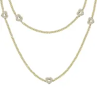 Morellato Incontri Gold Tone Rostfritt stål SAUQ03 Kvinnors halsband