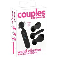 Couples Choice - uppladdningsbar värmande massagevibrator - svart