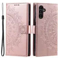 Mtp Products Samsung Galaxy A36 Mandala Series Plånboksfodral - Roséguld