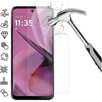 Mtp Products Motorola Moto G55 Härdat Glas Skärmskydd - Case Friendly - Genomskinlig