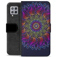 Mtp Products Samsung Galaxy A42 5G Premium Plånboksfodral - Färgrik Mandala