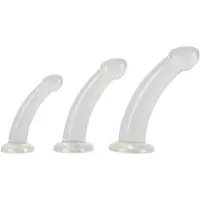 You2Toys Clear - analdildoset med ollon - 3 delar - transparent