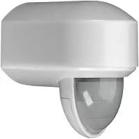 Niko Rörelsesensor med skumringrelä , 230 V AC, 180°, IP54, 14 m, vit