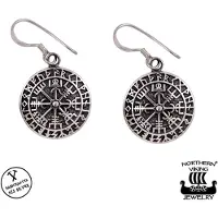 Northern Viking Jewelry Vegvisir örhängen NVJKK012