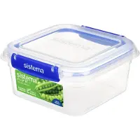 Sistema Matlåda - Square Klip it Plus - 1,15 L - Blå - - One Size - Matlåda