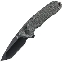 Kizer Cutlery Mad Tanto Button Lock Micarta