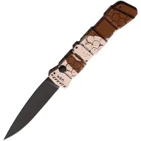 Piranha Knives Auto 21 Button Lock Camo