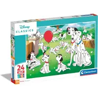 Clementoni 101 Dalmatiner Puppy Parade 24-bitars maxi-pussel Clementoni