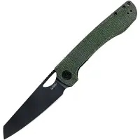 Kubey Elang. Green Micarta. BLK