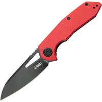 Kubey Vagrant Linerlock Black Red