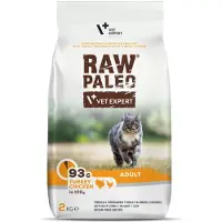 Raw Paleo VETEXPERT Adult Cat Turkey&amp;Chicken för vuxna katter Kalkon, kyckling 2 kg