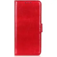 Mtp Products iPhone 15 Pro Plånboksfodral med Magnetstängning - Röd