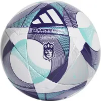 Adidas Fotboll Queens League La Caprichosa League - Grå/Vit/Turkos, storlek Ball SZ. 5