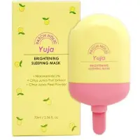 Super Merchant Patch Holic Ansiktsmask för Natten Upplysande Med C-vitamin Yuja 70G