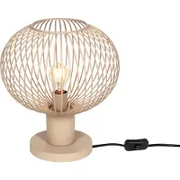 TRIO Modern trådbordslampa beige 33 cm - Gila