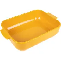 Peugeot APPOLIA rektangulärt fat 32 cm Saffron Yellow