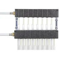 Roth Universell isolering för alla distributionsrör, set består av 2 delar. 1 set passar 2 x 8 grenar