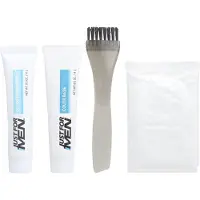 Just for men Mustasch & Skäggfärg Gel, Äkta Svart M-55, 1 Styck (4 Pack)